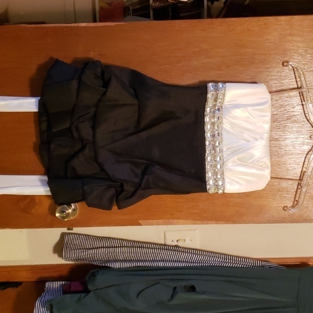 Strapless bubble dress